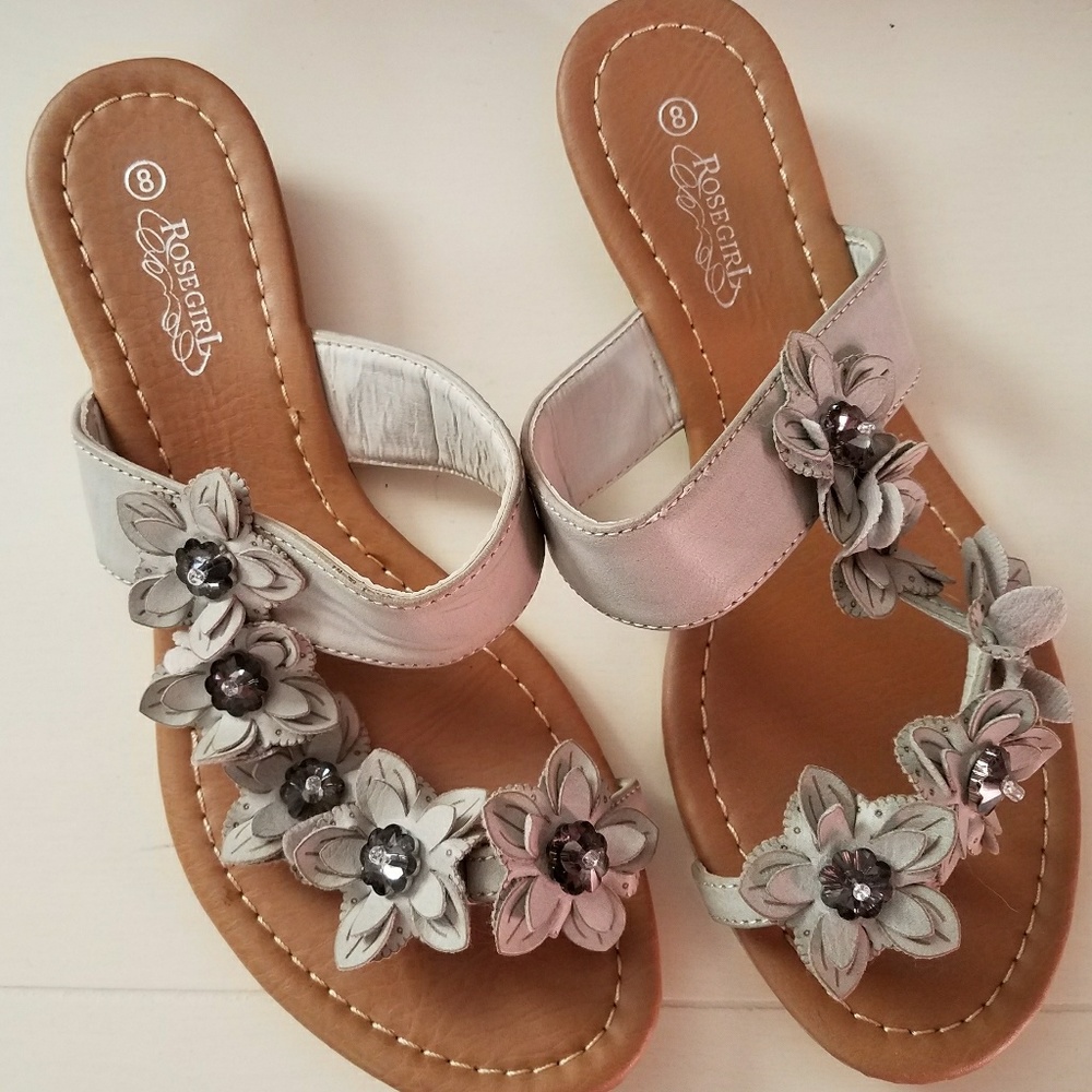 Rosegirl floral sandals
